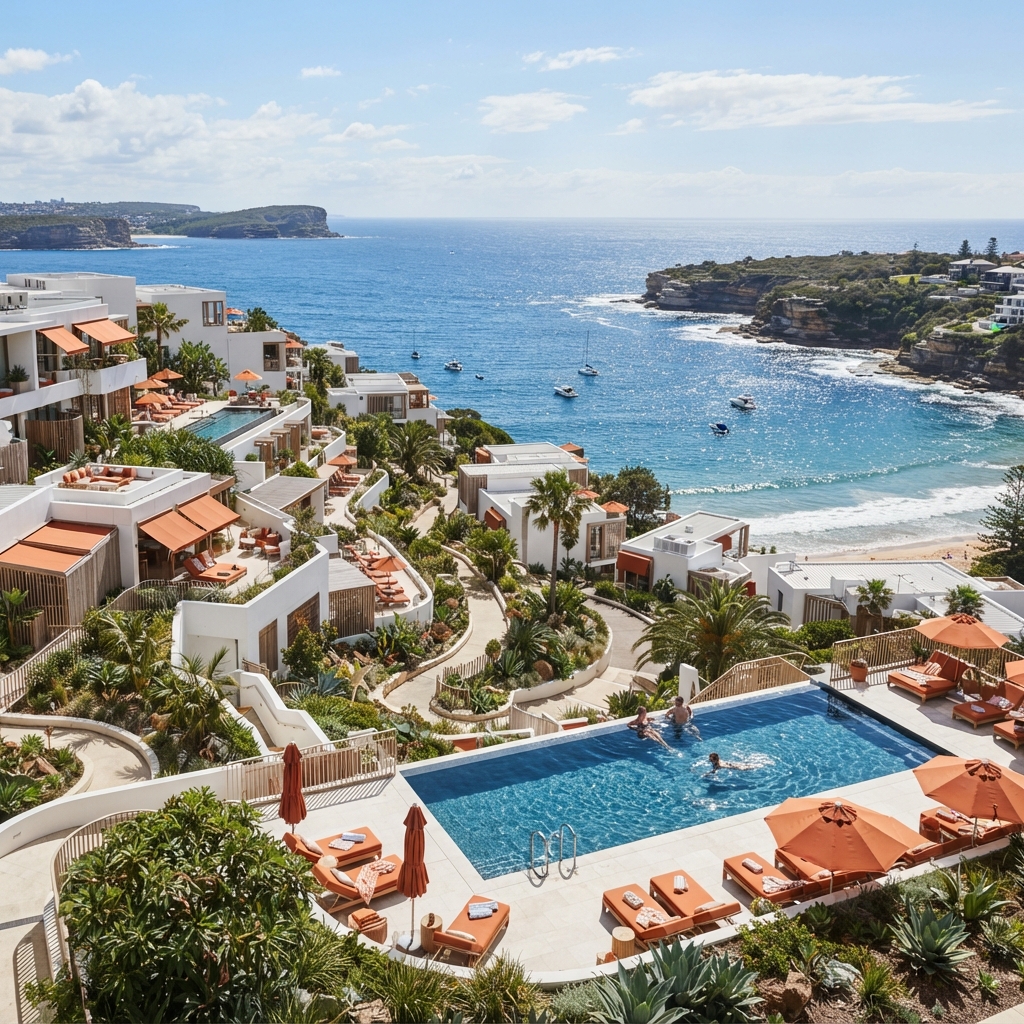 Blue Horizon hotel by Newcastle harbour