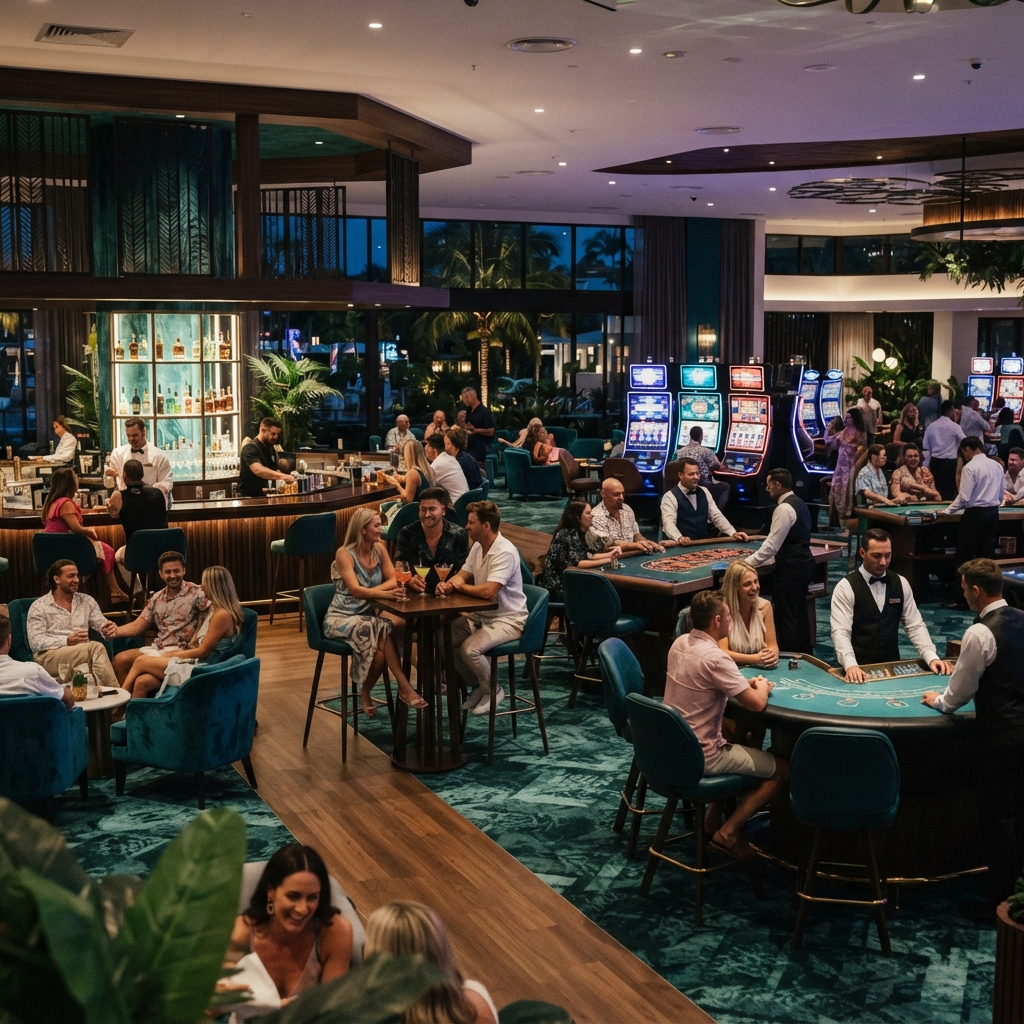 Emerald Coast Grand adults-only casino interior