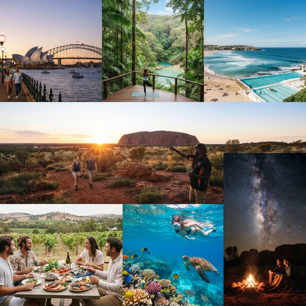 Australian regional experiences from coast to outback